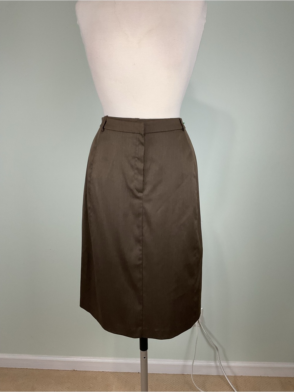 Vintage Charlotte Russe Brown Skirt Suit 2pc Set Made in USA Y2K Dark Academia M - Picture 5 of 11
